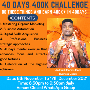 Read more about the article 40 DAYS 400K CHALLENGE